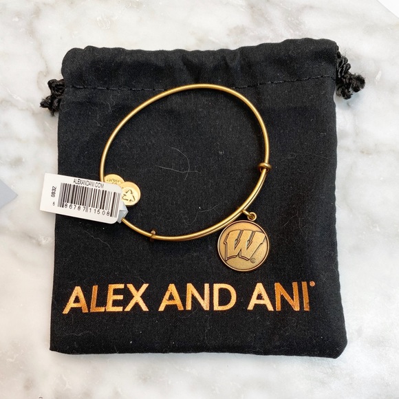 Wisconsin Logo Alex and Ani Bracelet - Picture 4 of 4